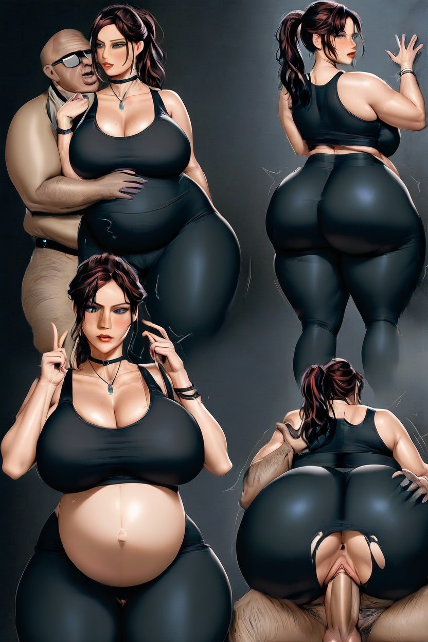 Groped Ass By Man, And With Scrapes, Multiple Views AI Porn