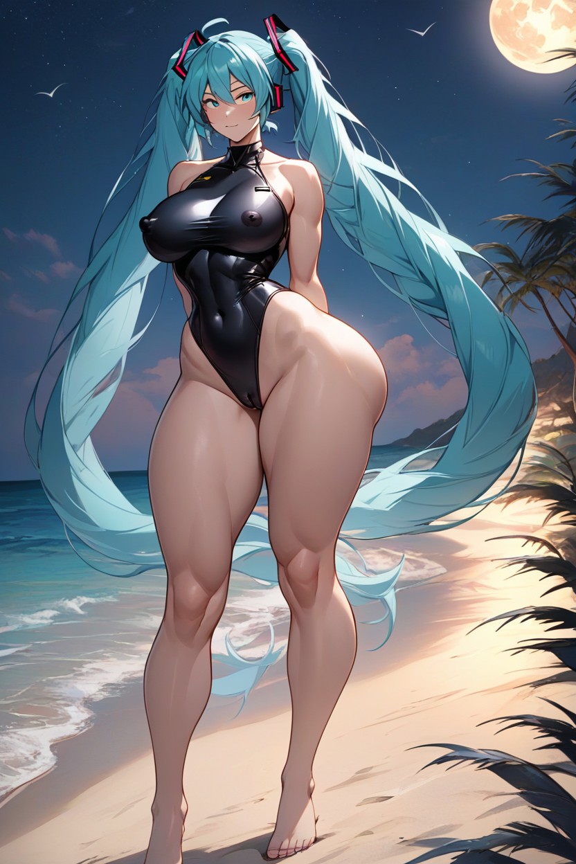 Hyper Camel Toe, Skinny, Very Tall AI Porn