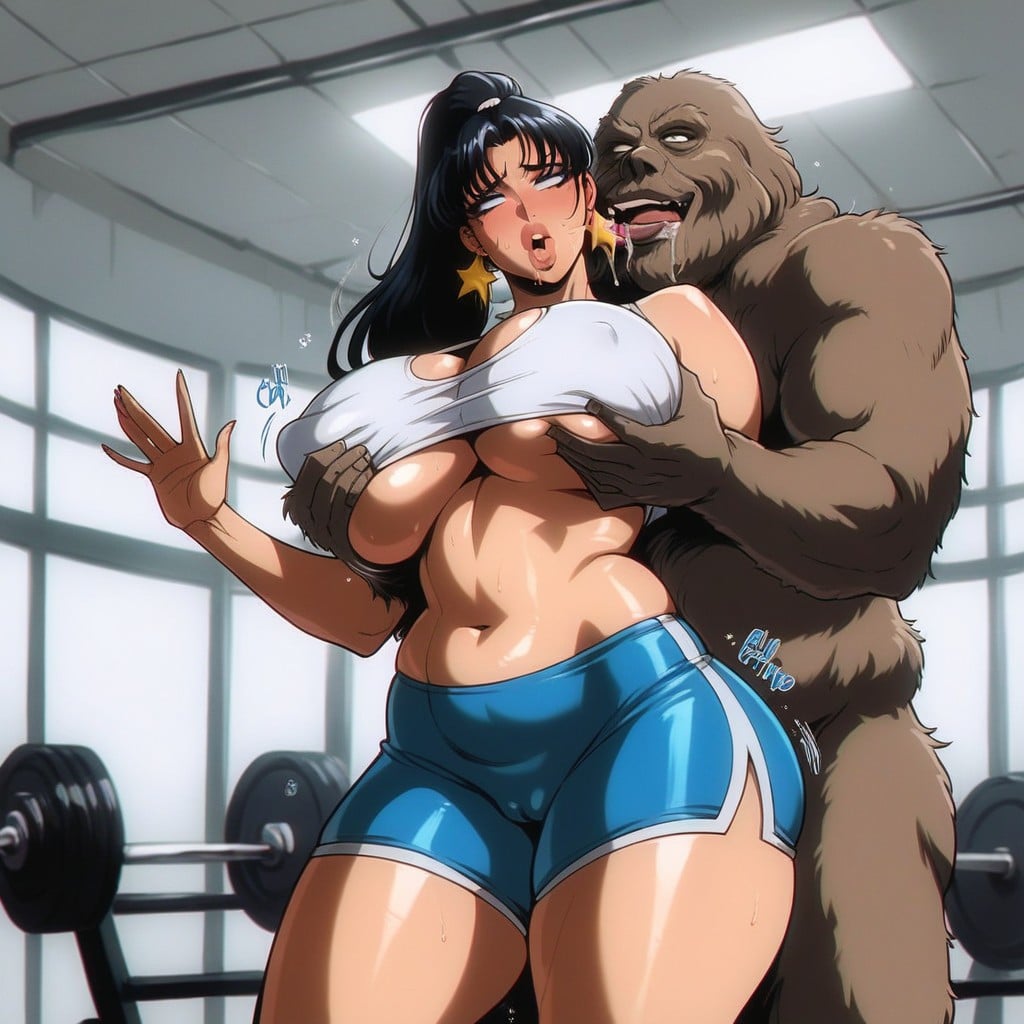 Underboob, 18+, Standing AI Porn