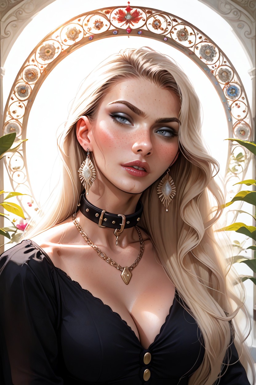 Crazy Long And Thick Hair, Detailed Realistic Body, 18+ AI Porn