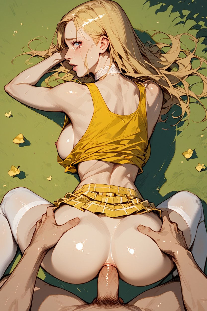 No Bra, 18+, Pear Body Hentai AI Porn