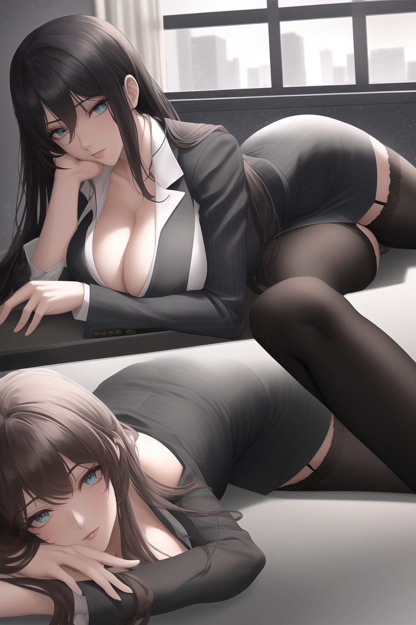 18+, Tall Bimbo, Pale Skin AI Porn