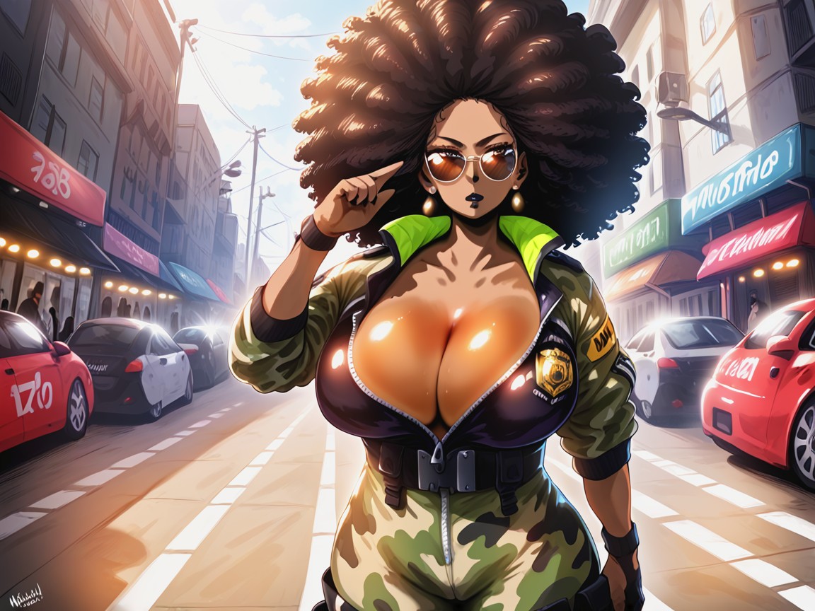 Latina, Afterimage, Rounded Ass Hentai AI Porn