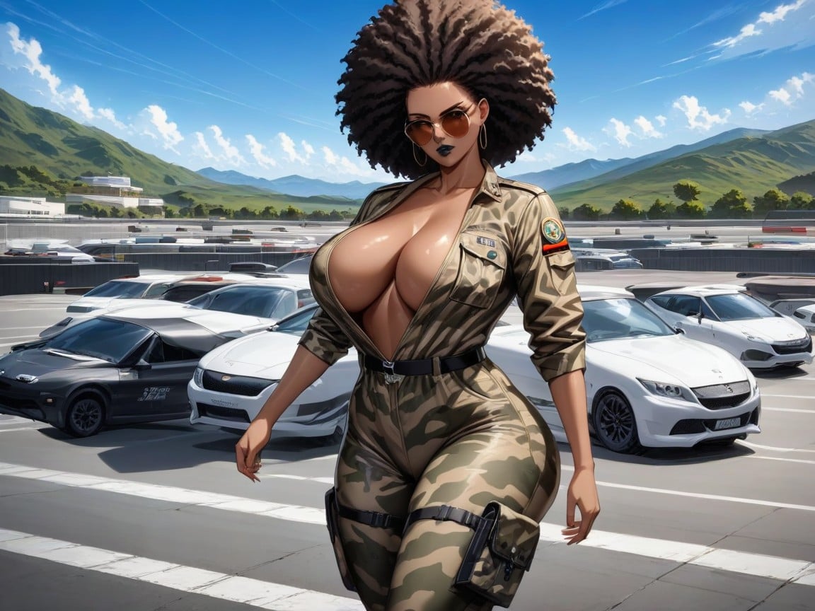 Strong Arms, Long Breast Width, Strong Tight Hips AI Porn