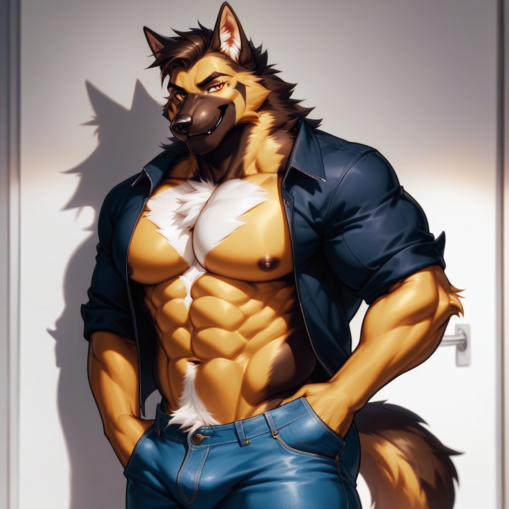 20+, 1 Person, Image Focus On Face Furry AI Porn