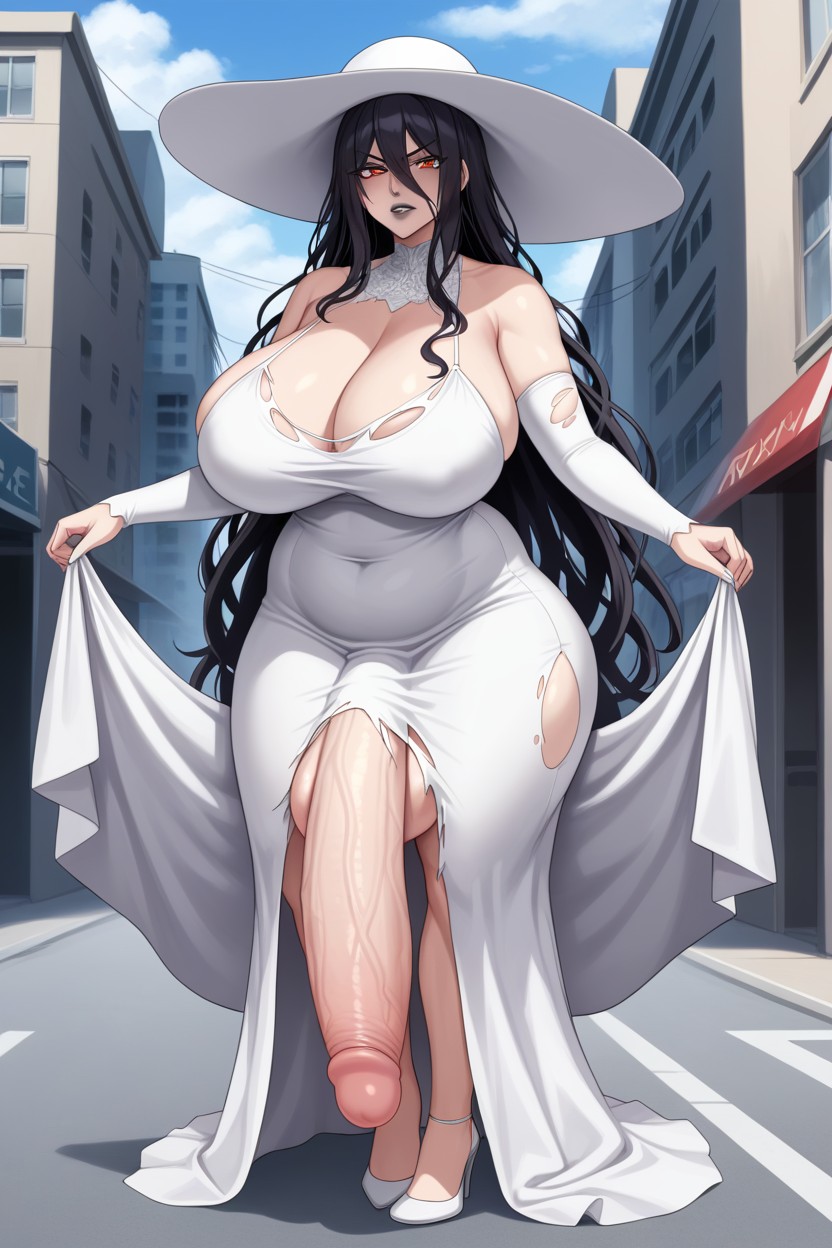 Giant, Disheveled Hair, Tall Shemale AI Porn