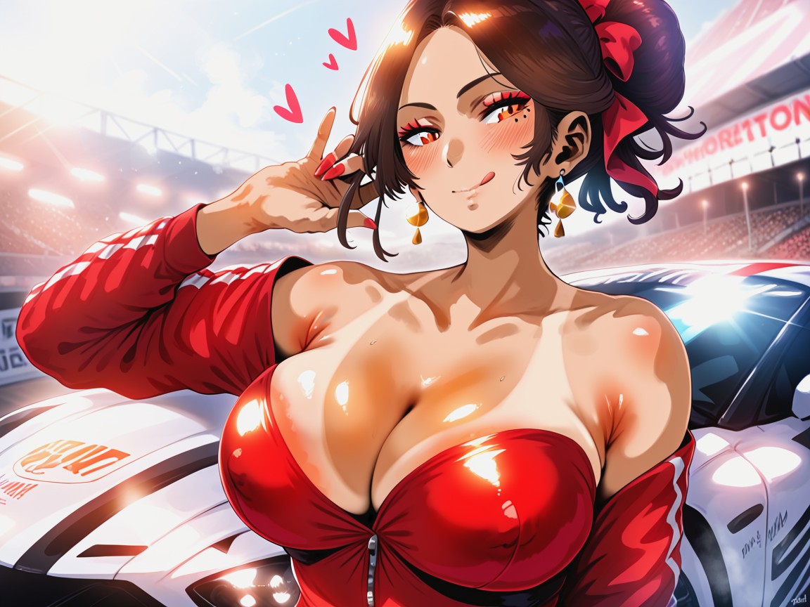 Wide Long Shoulders, Bokeh, Nsfw Hentai AI Porn