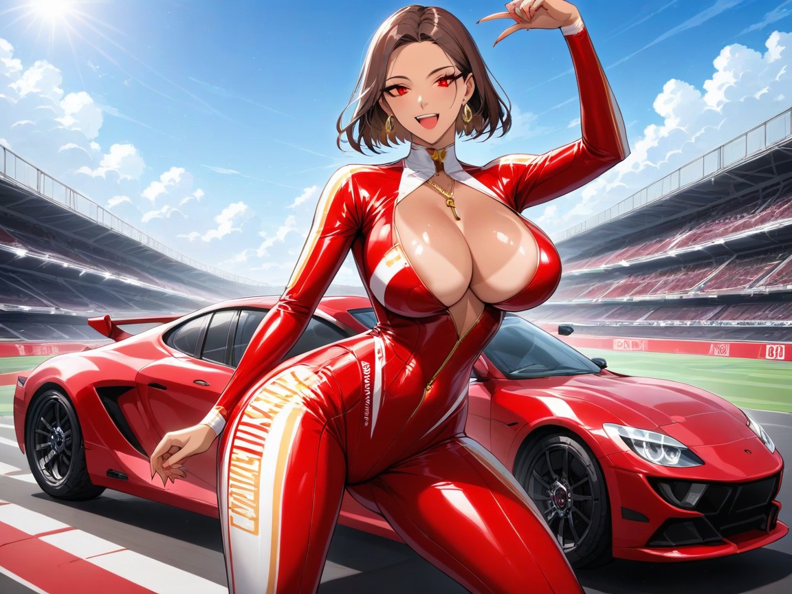 Big Nipples Erect Under Clothes, Perfect Face, Low Hip Width AI Porn