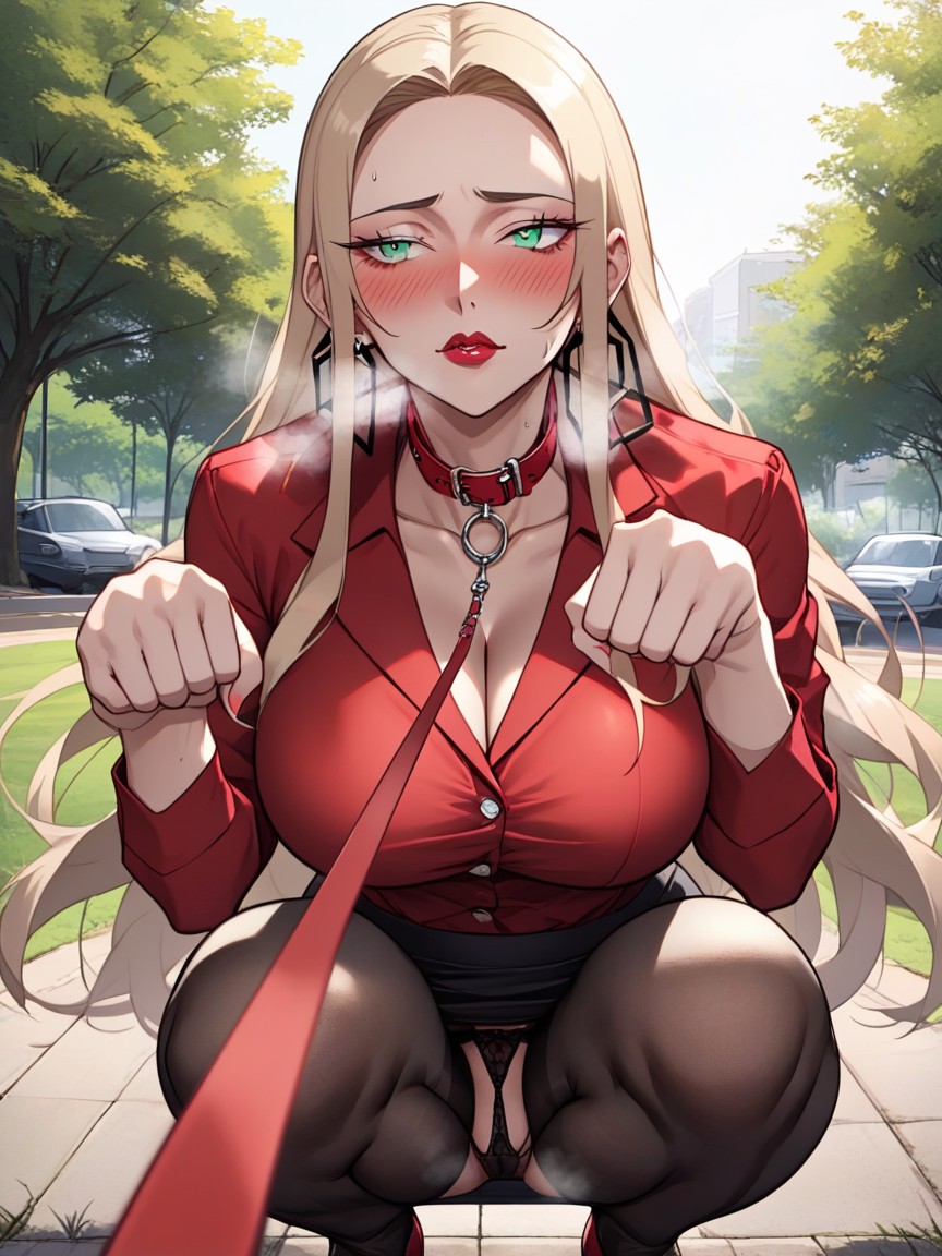 Thick Eyelashes, Beautiful Face, Pet Pose Hentai AI Porn