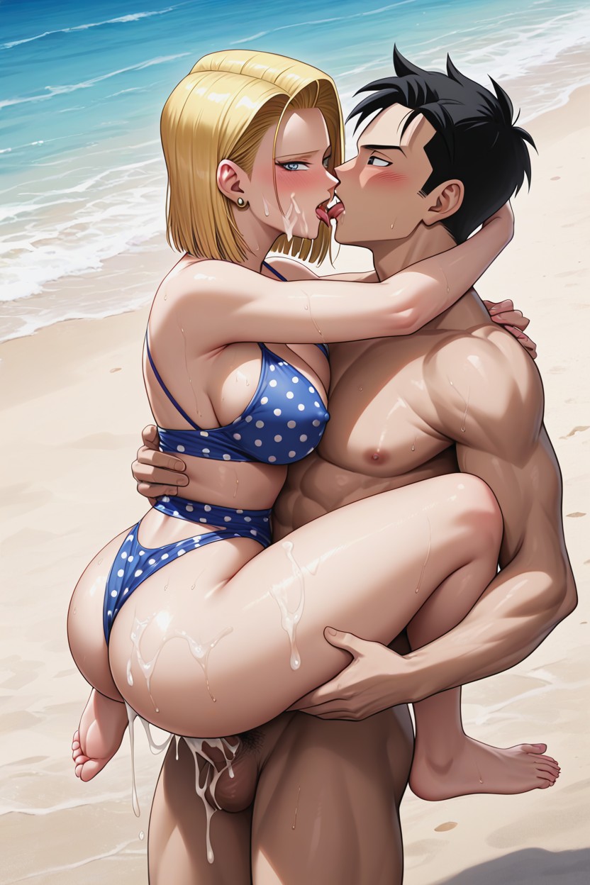 Shiny Skin, Orgasm Face, Anime Style AI Porn