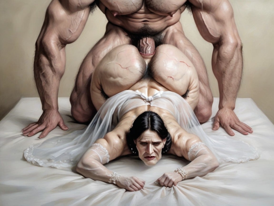 Laying On Stomach, Big Analprolapse, Embarased AI Porn