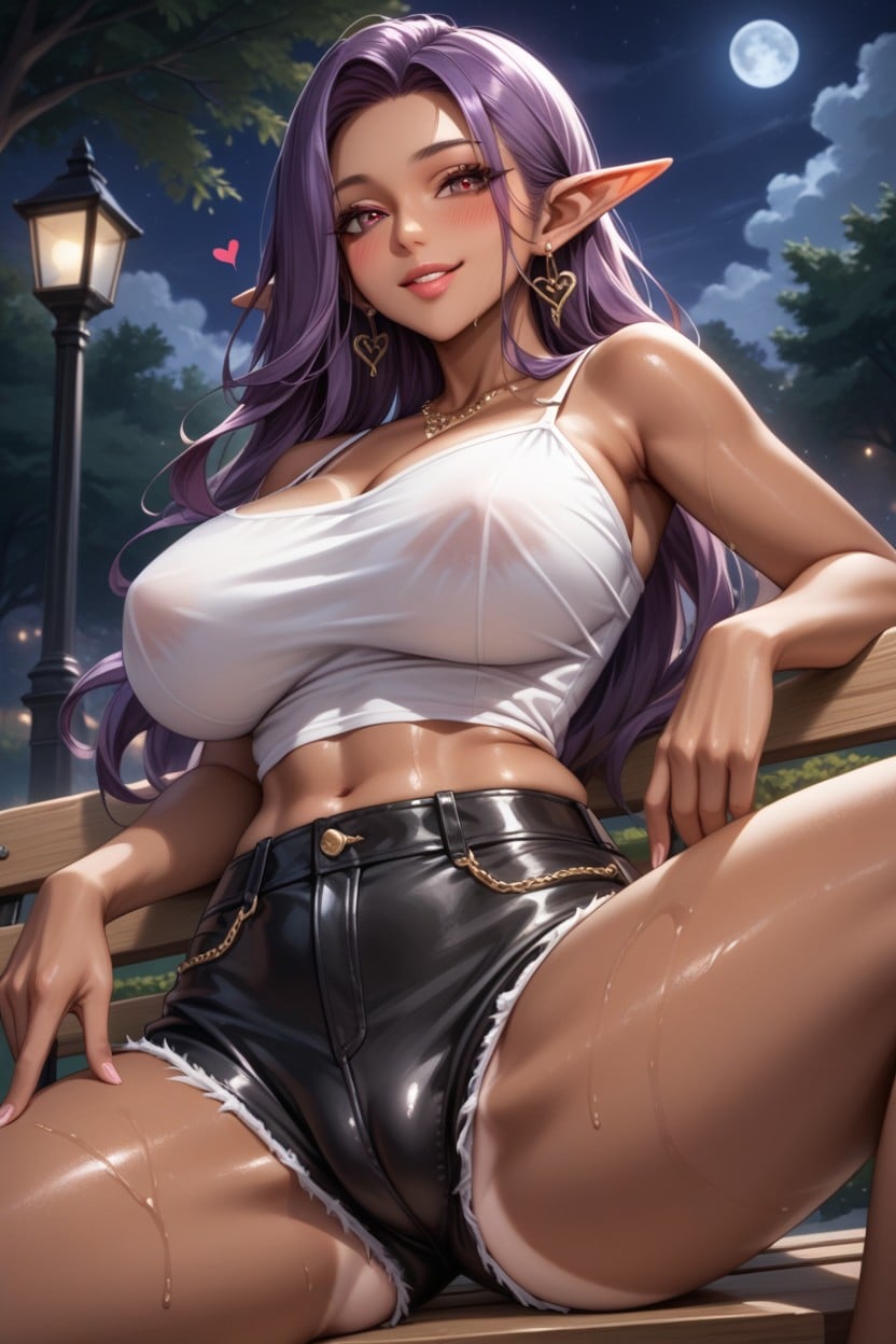 Long Hair, Waist, Straight Hair Hentai AI Porn
