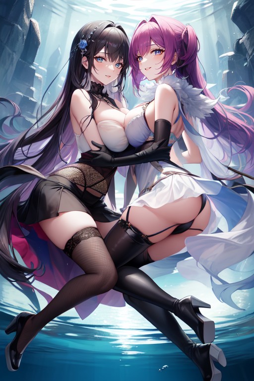 Many People Around, 18+, Skinny AI Porn
