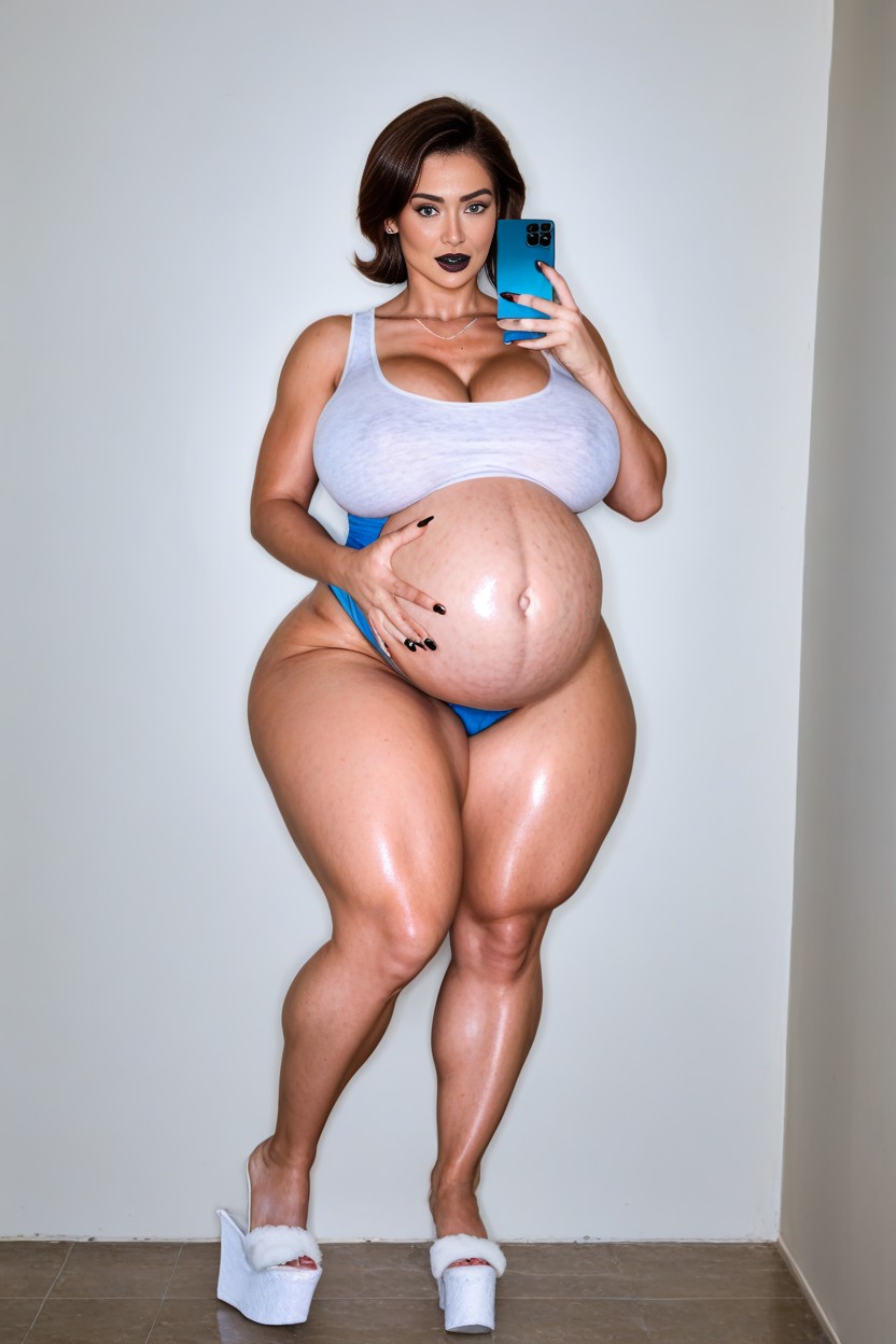 Wide Hips, Thick Thighs, Impossibly Fat Thighs And Ass AI Porn