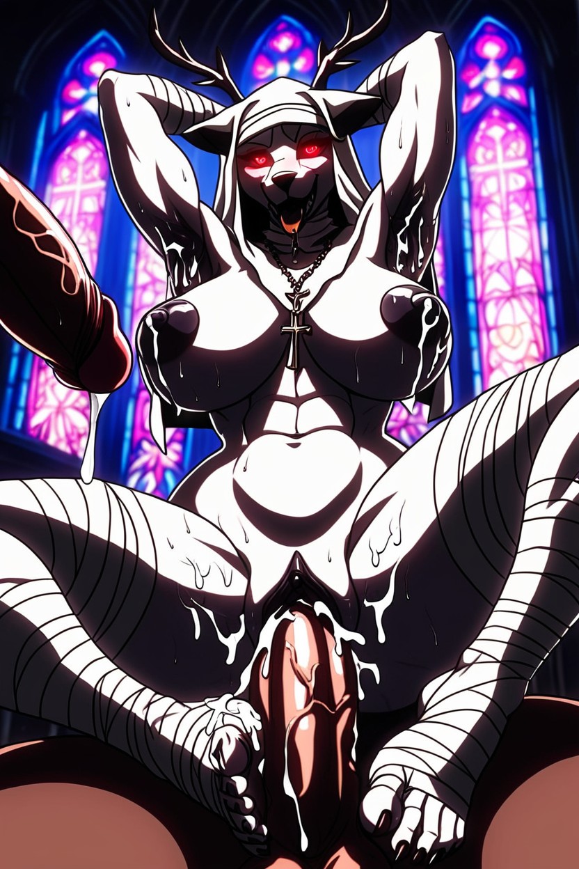 Cum On Feets, Cum On Ass, Nude Furry AI Porn