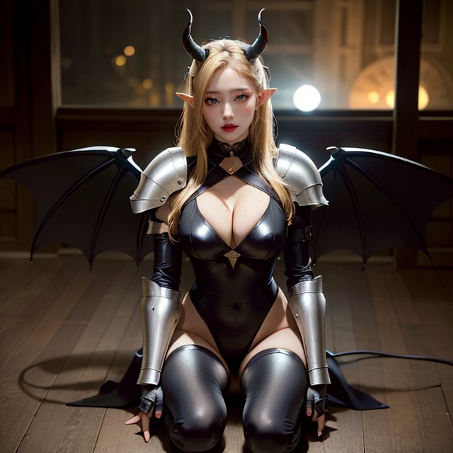 Big Demon Wings, Professional Photography, 18+ AI Porn