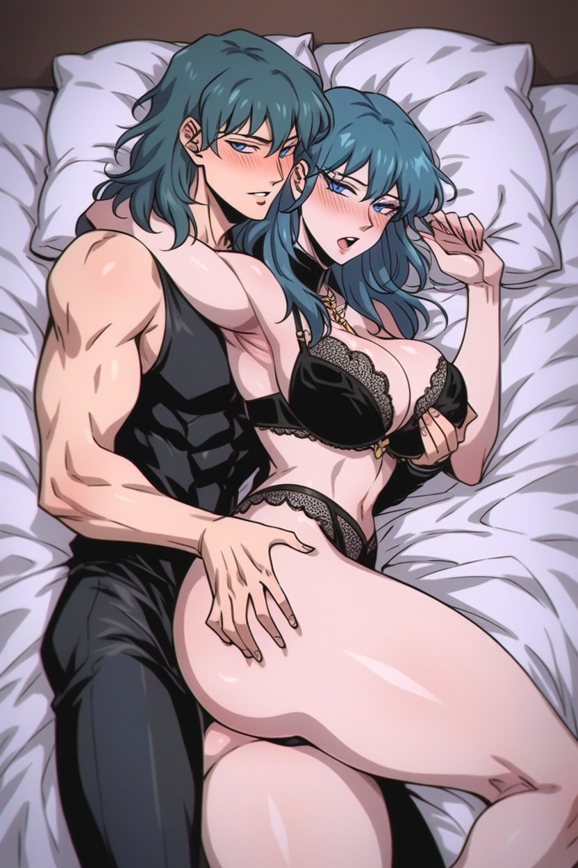 Lying On Bed, Byleth Eisner, Ass Focus AI黃漫