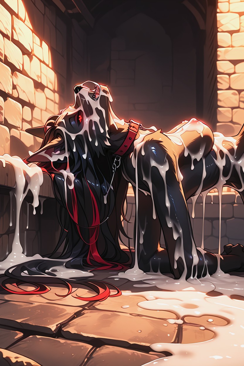 Cum, Dungeon, Cum On Muzzle Furry AI Porn