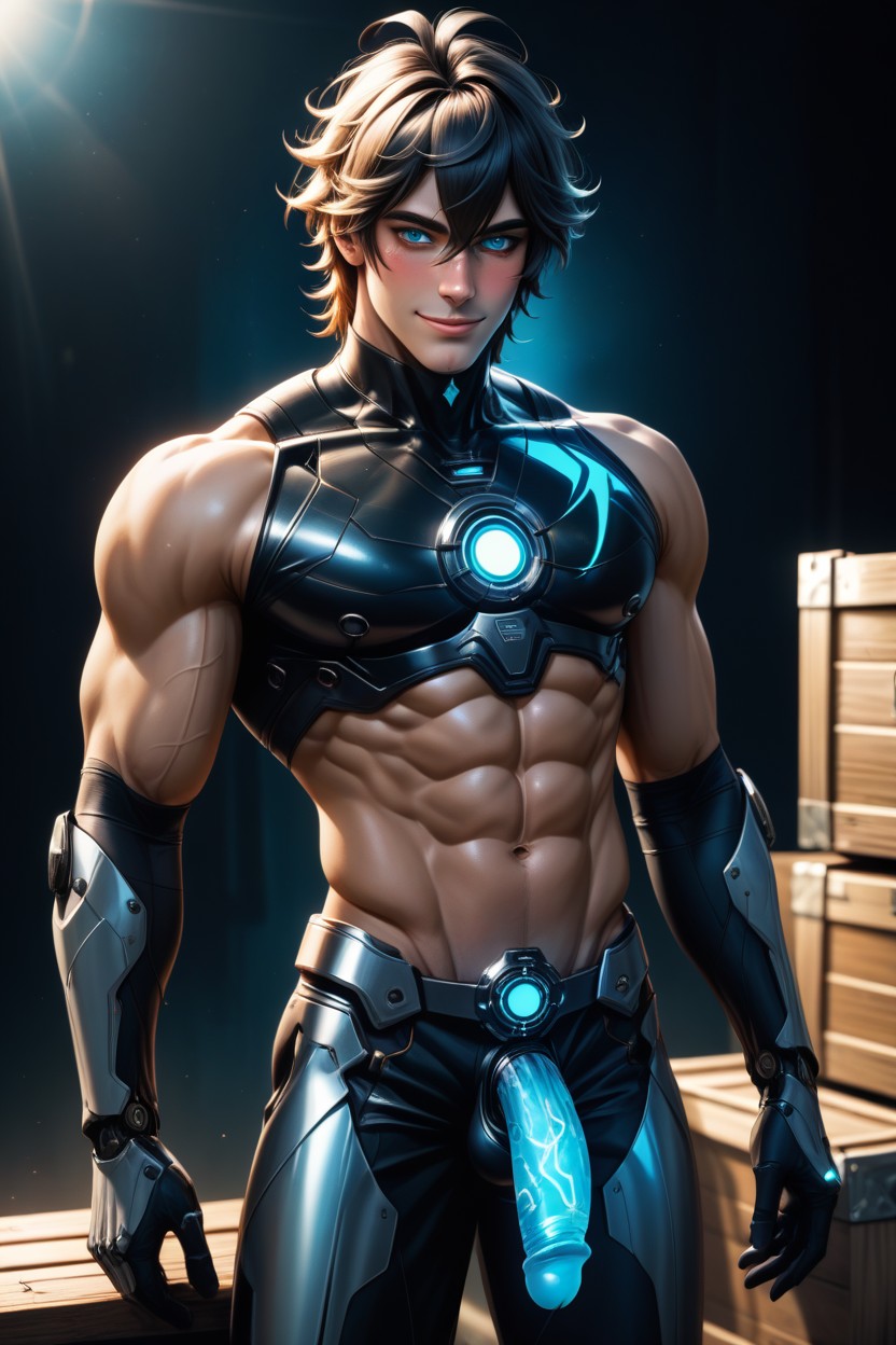 Pecs, 淘氣, Muscular Body AI同性戀黃片