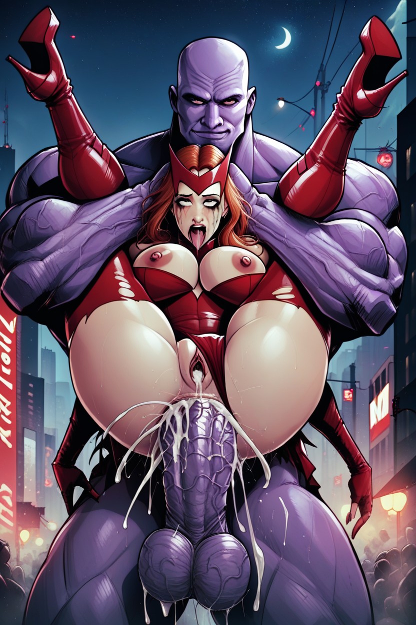 Hyper Thick Penis, Devil Hs Art Style, 18+ AI Porn