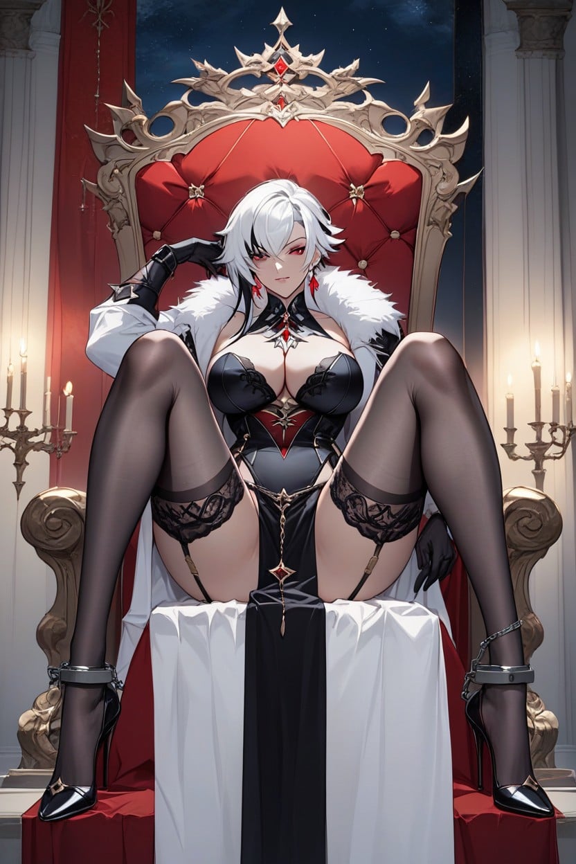 Huge Breasts, Near Angle, Hourglass Body Hentai AI Porn