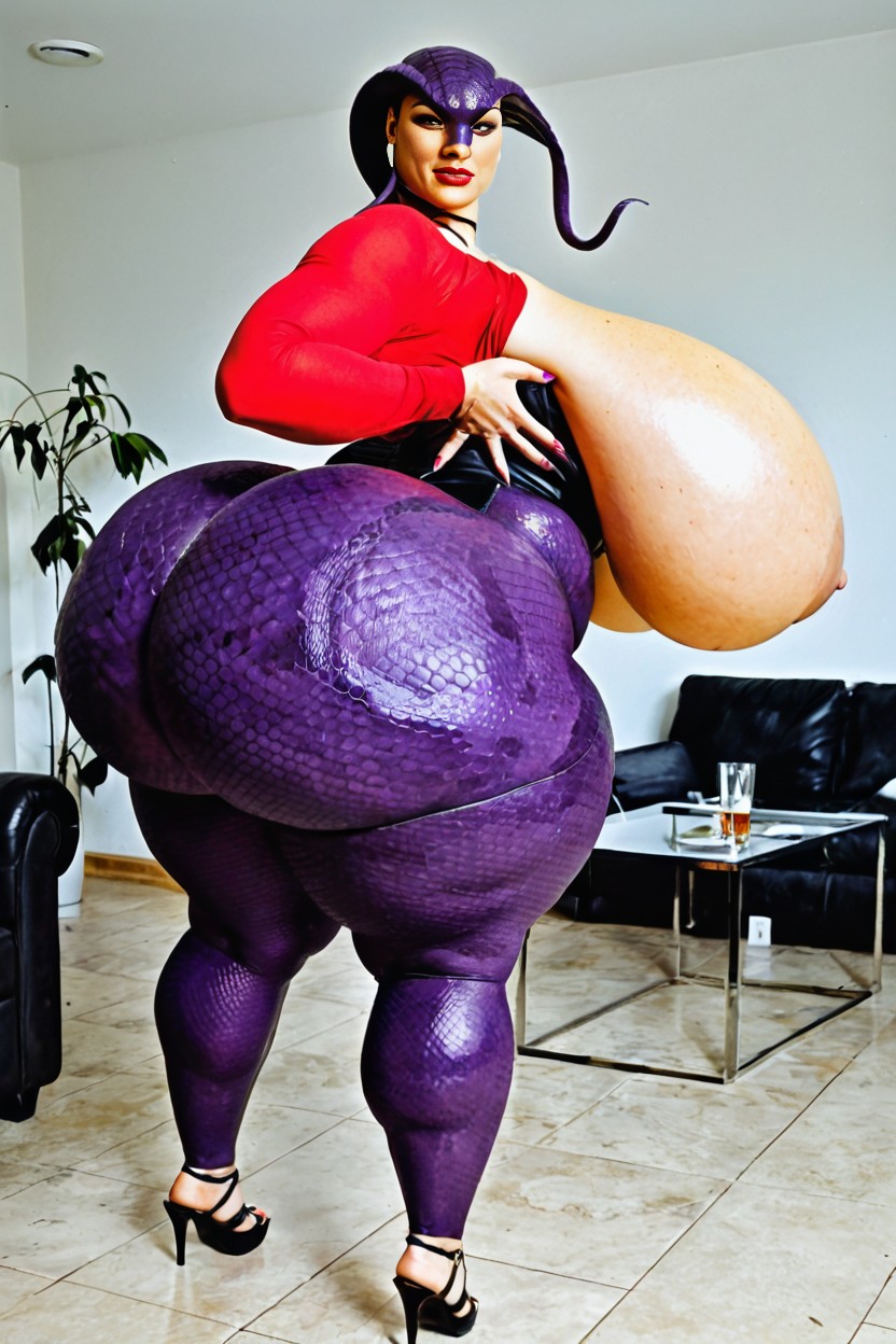 Breasts Dwarfing Body, Hyper Gigantic Massive Breasts, Hyper Breasts AI Porn
