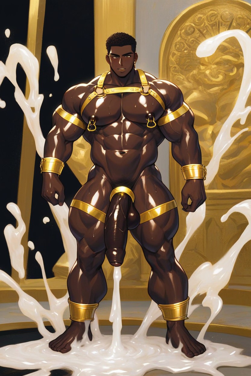 Defined Big Calves, Golden Cuffs, Foreskin AI同性戀黃片