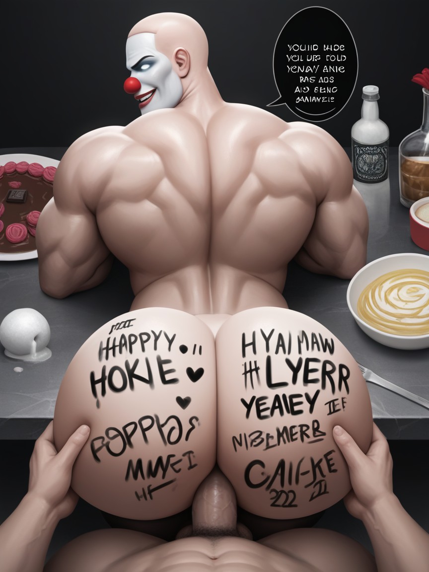Submissive Top, Deadly Milking Causes Fatal Orgasm, Clown AI Gay Porn