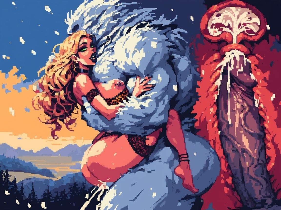 Large Ass, Dreamy, Moaning Face AI Porn
