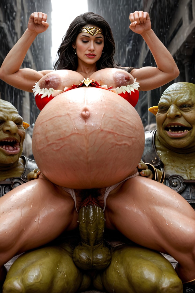 Tentacle Horror Goblin Invades Woomb, Gladiator Armor, Hairy Gape Hole Pussy AI Porn