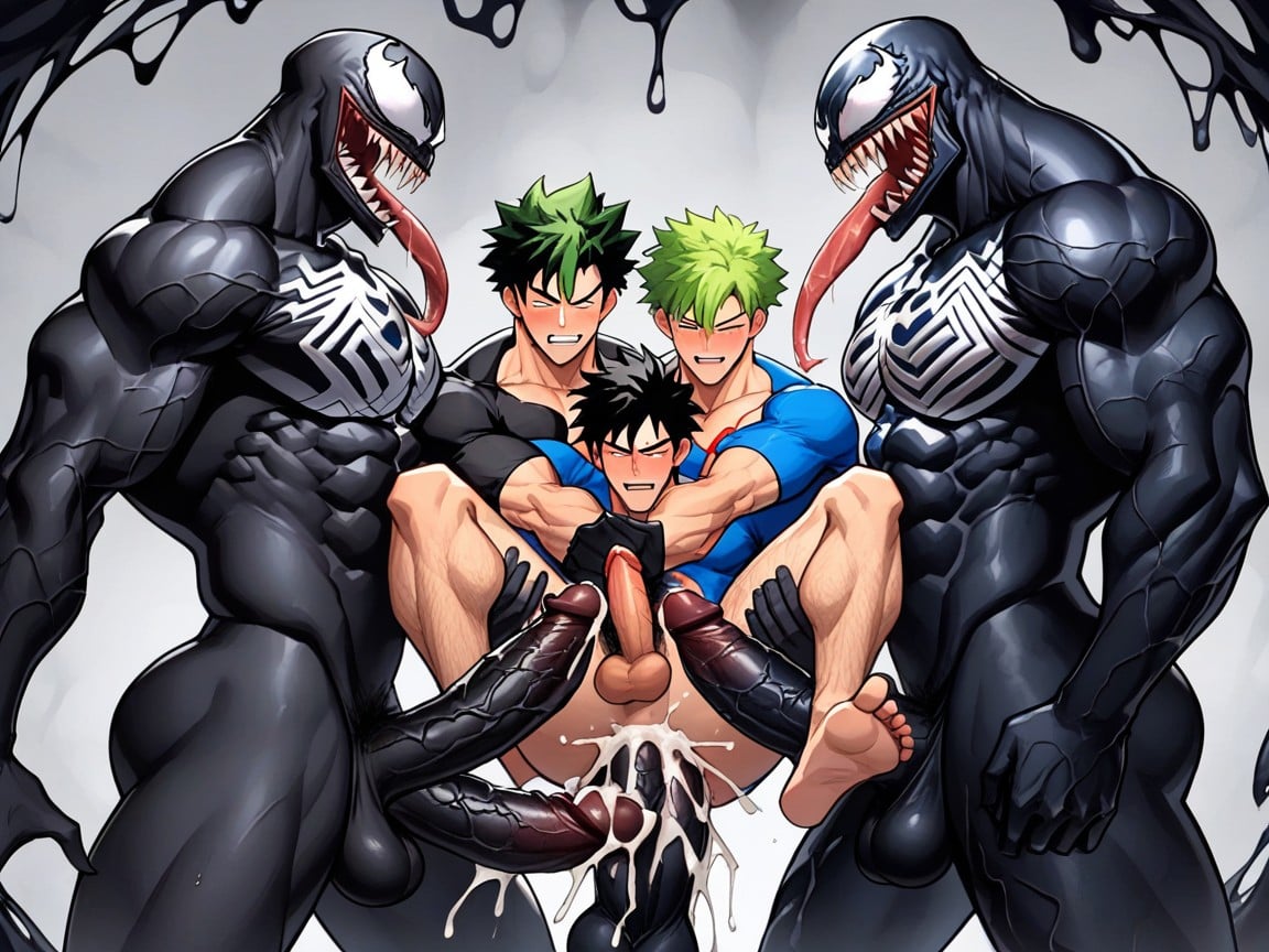 Anime Male Human Zoro Green Hair, 18+, Venom Triple Penetrate All Humans AI同性戀黃片