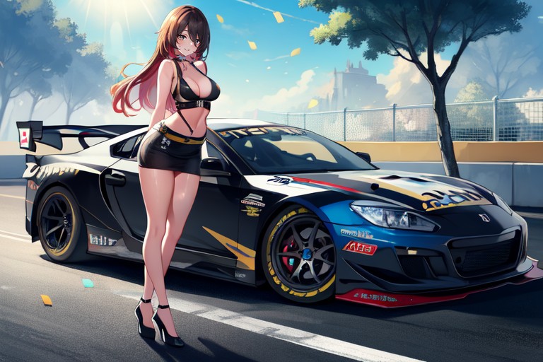 Full Body, Hard Lighting, Happy AI Porn