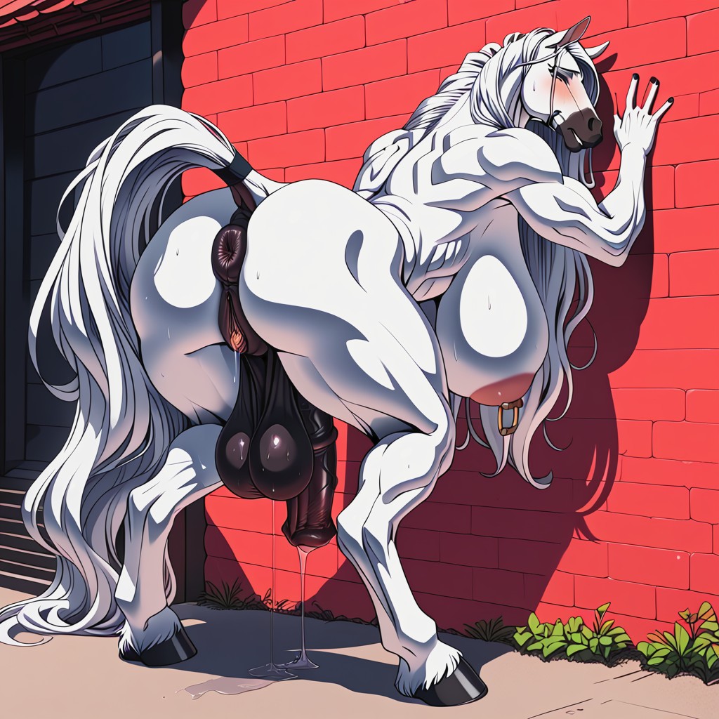 Massive Breasts, Plump Testicles, 18+ Furry AI Porn