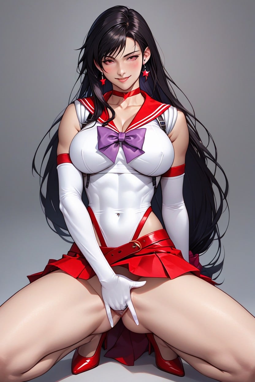 White Lace Panty To Side, Big Breasts, 18+ Hentai AI Porn
