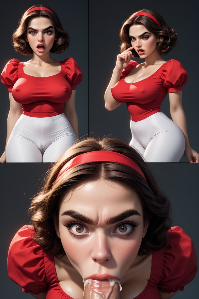 Fucked By A Huge Cock, Snow White From Disney, Natural Breasts Hentai IA