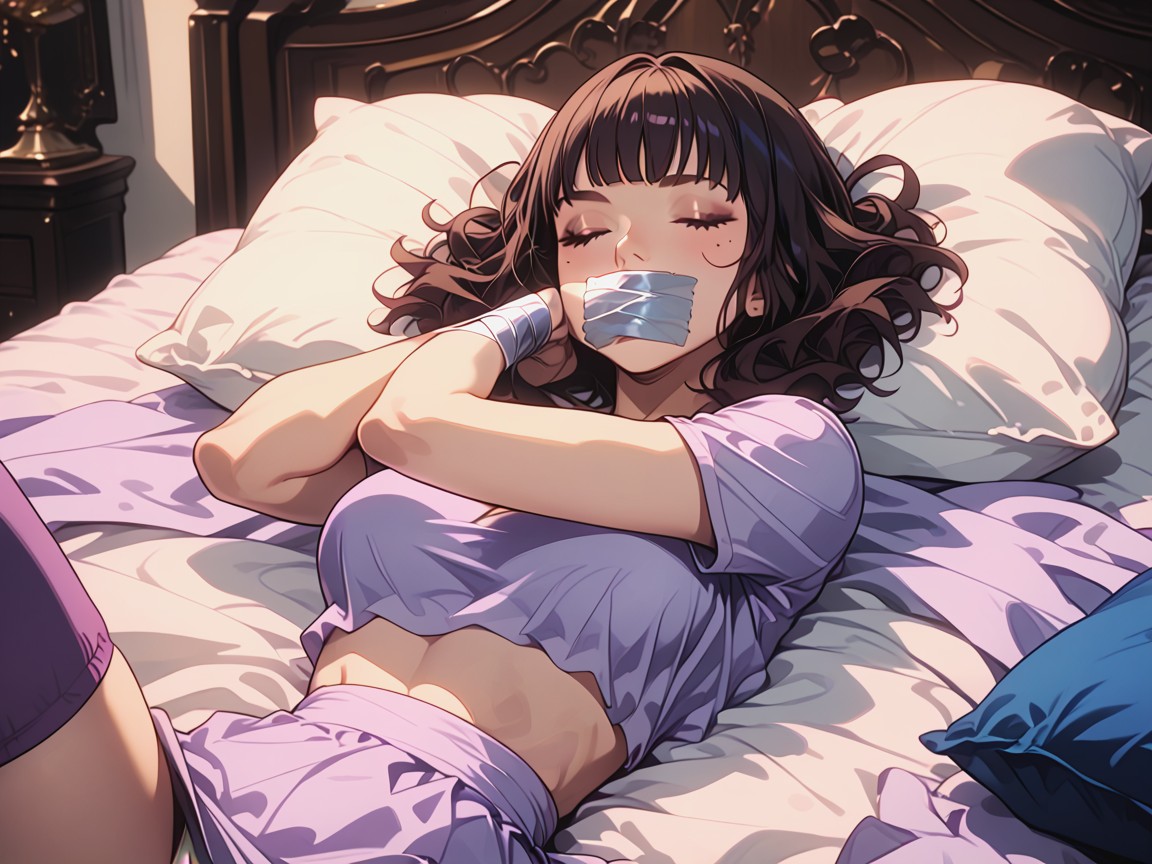 Waist Shot, White Thong, Sleep AI Porn