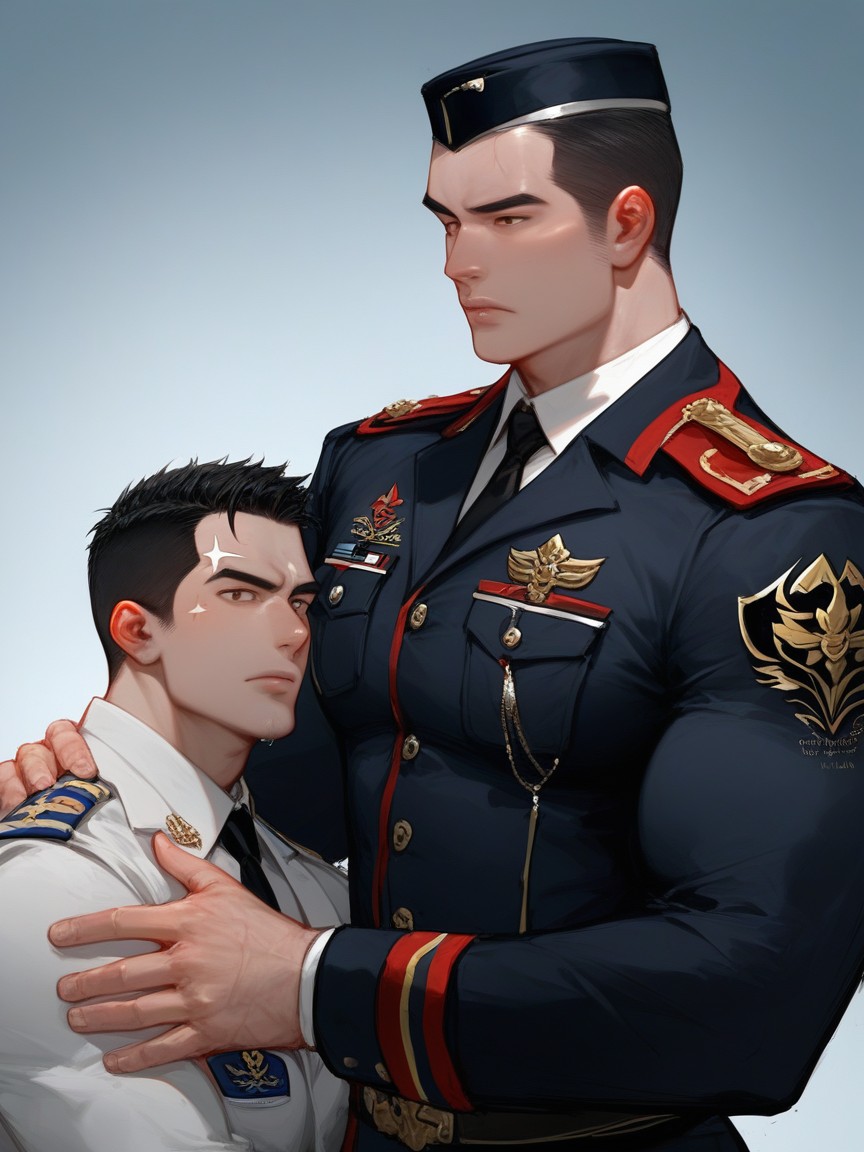 Height Cm, Military Style, Neat Sideburns AI同性恋黄片