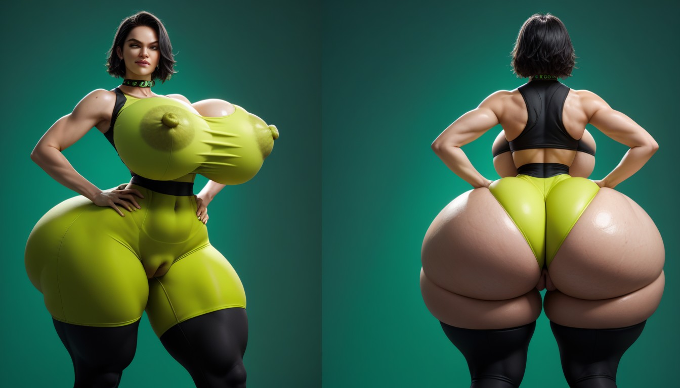 18+, Waist Shot, Black Empty Background AI Porn