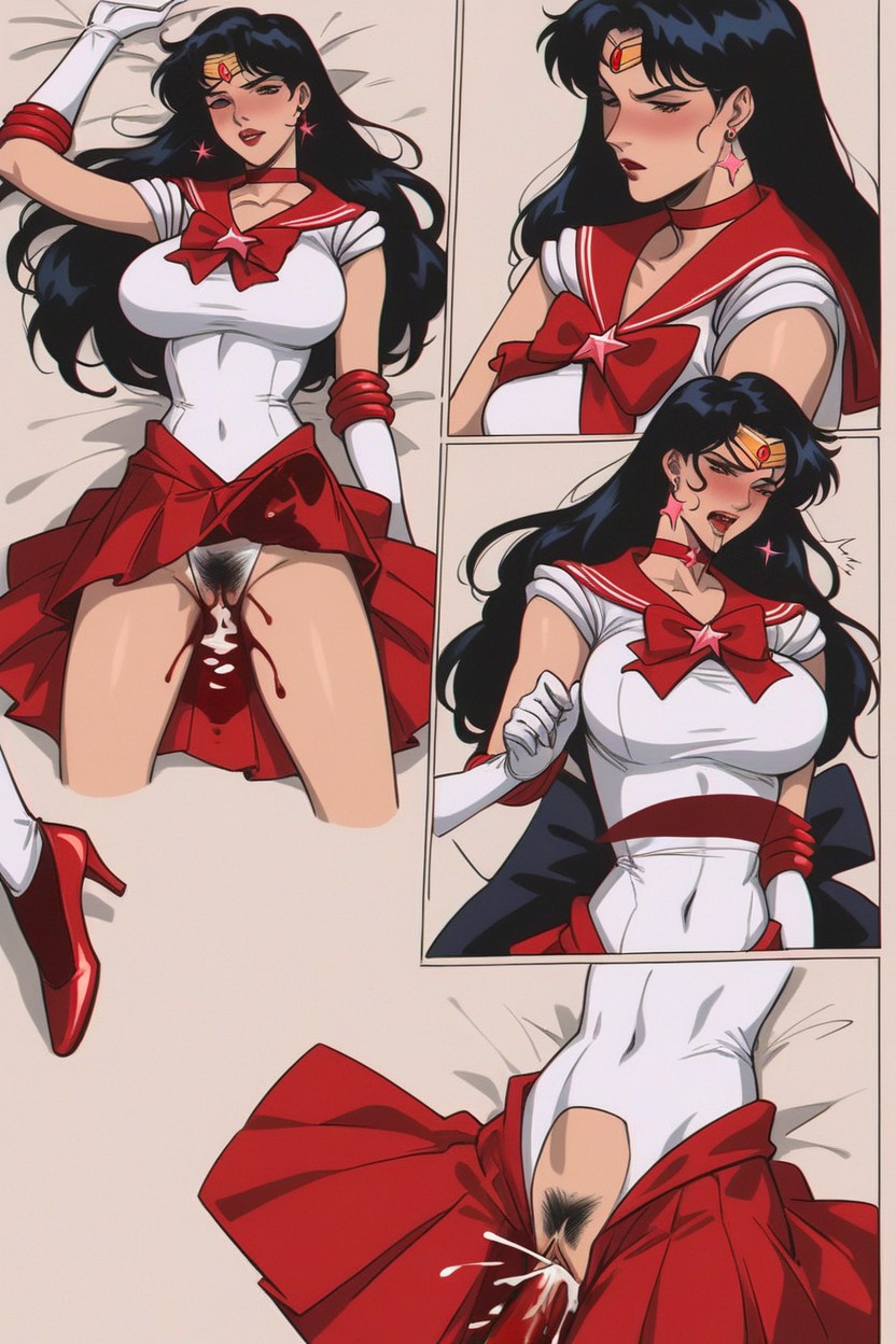 Multiple Views, Red Ink From Pussy, Fard À Joues Intégral Porno IA Hentai