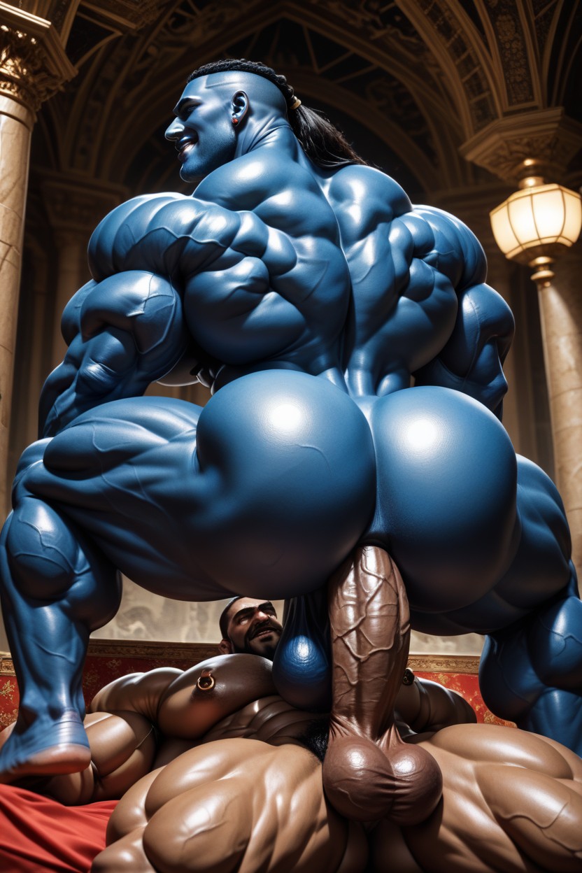 Gigantic Sized Muscles, Penis In Anus, Djinn ゲイAIポルノ