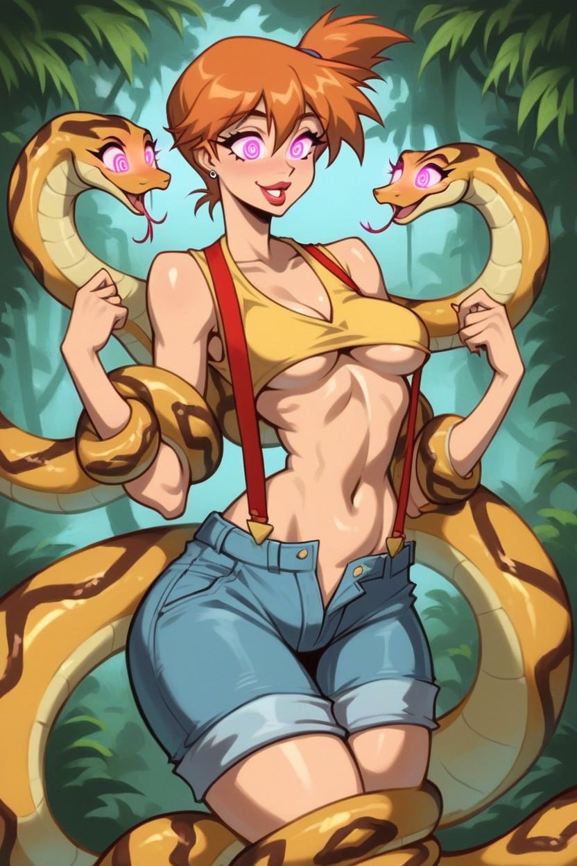 Brainwashed, Hypnosis, Pecho Inferior Visible Hentai IA