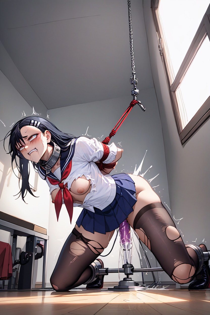 Torn Clothes, Bounce Lines, Hard Light Hentai AI Porn