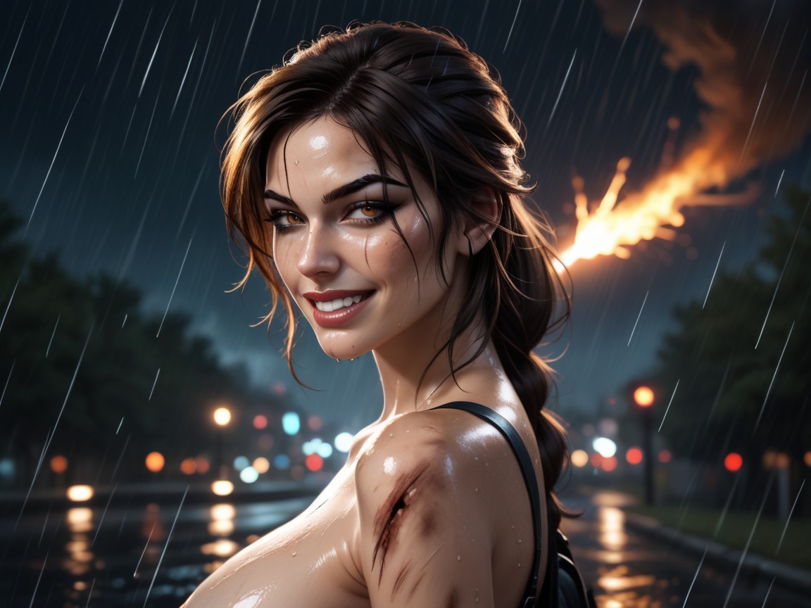 Break, Large Rounded Breast, Sassy AI Porn