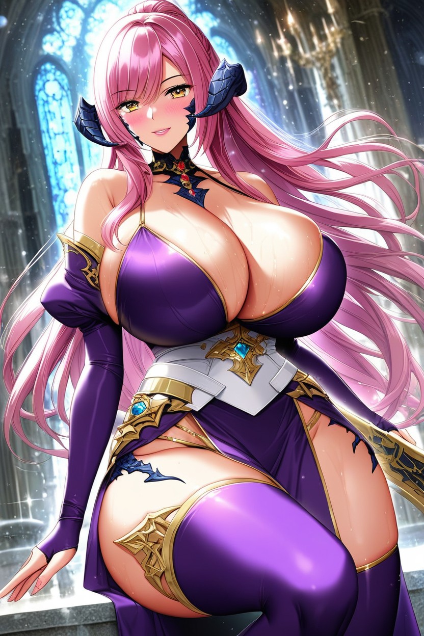 Armor, Wide Hips, Long Hair AI Porn