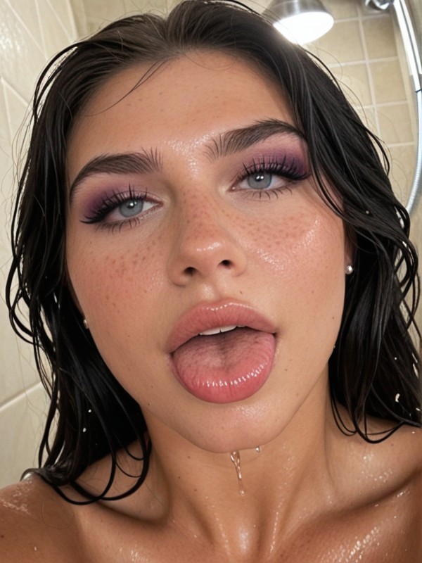 Night, Side View, Shower AI Porn