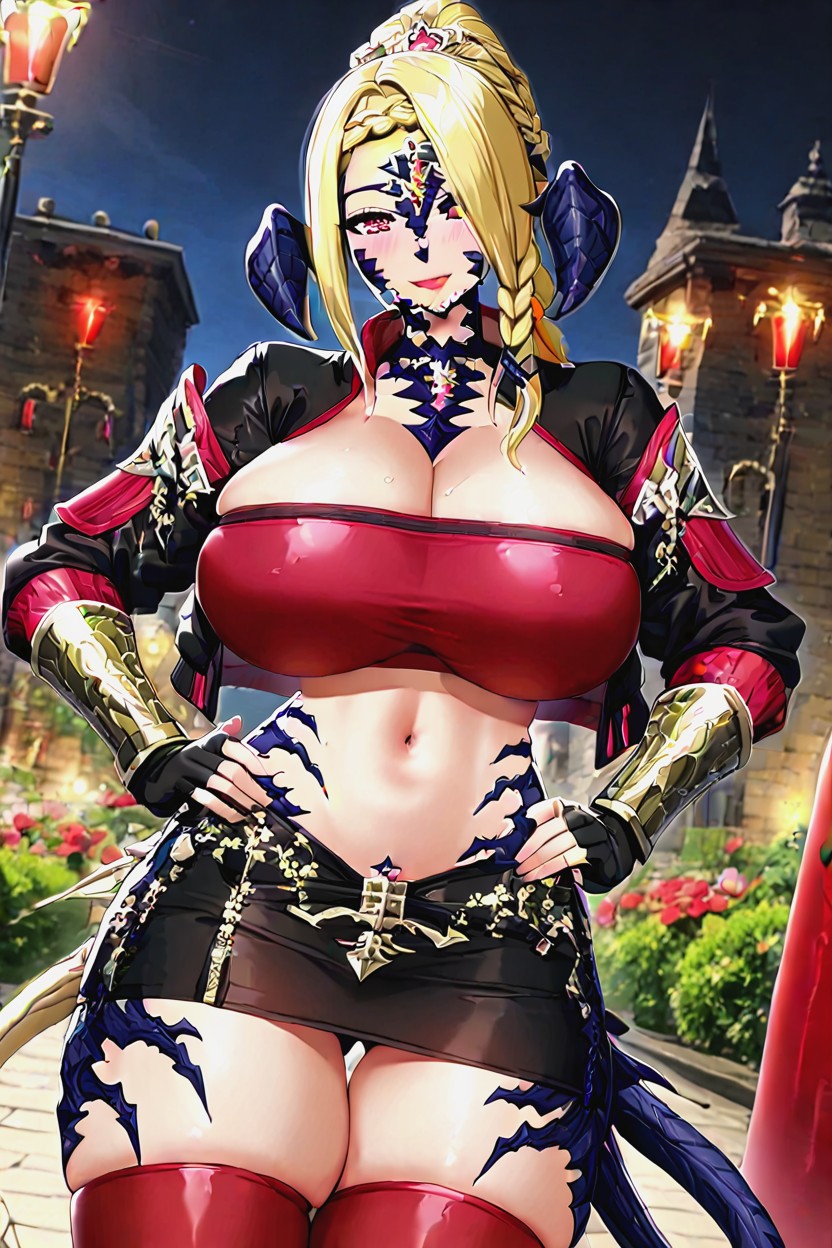 Gold Leg Armor, Rapunzel, Huge Demon Wings Hentai IA