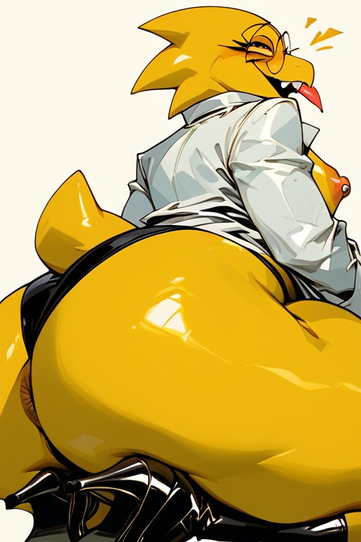 Happy, Gigantic Ass, Bottom Up Furry AI Porn