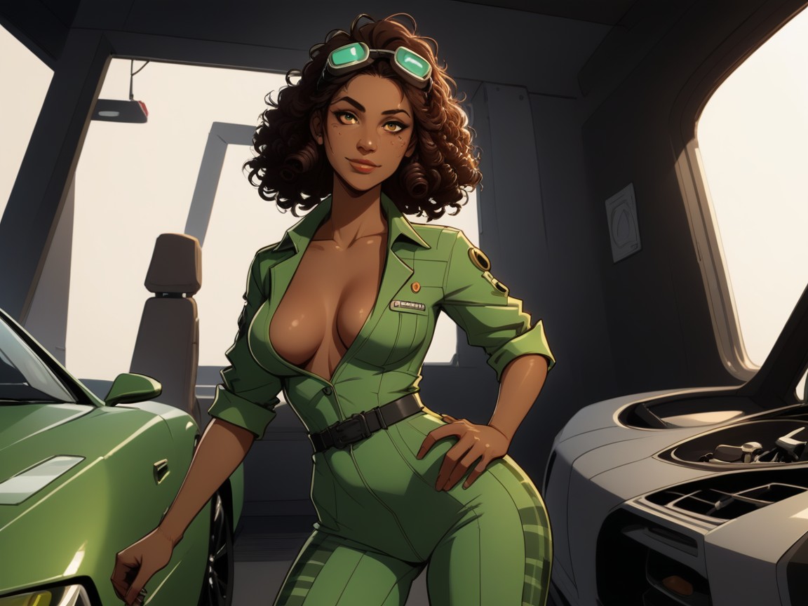 Cel Shading Effects, Wrench In One Hand, Detail Accents 라틴 AI 야짤