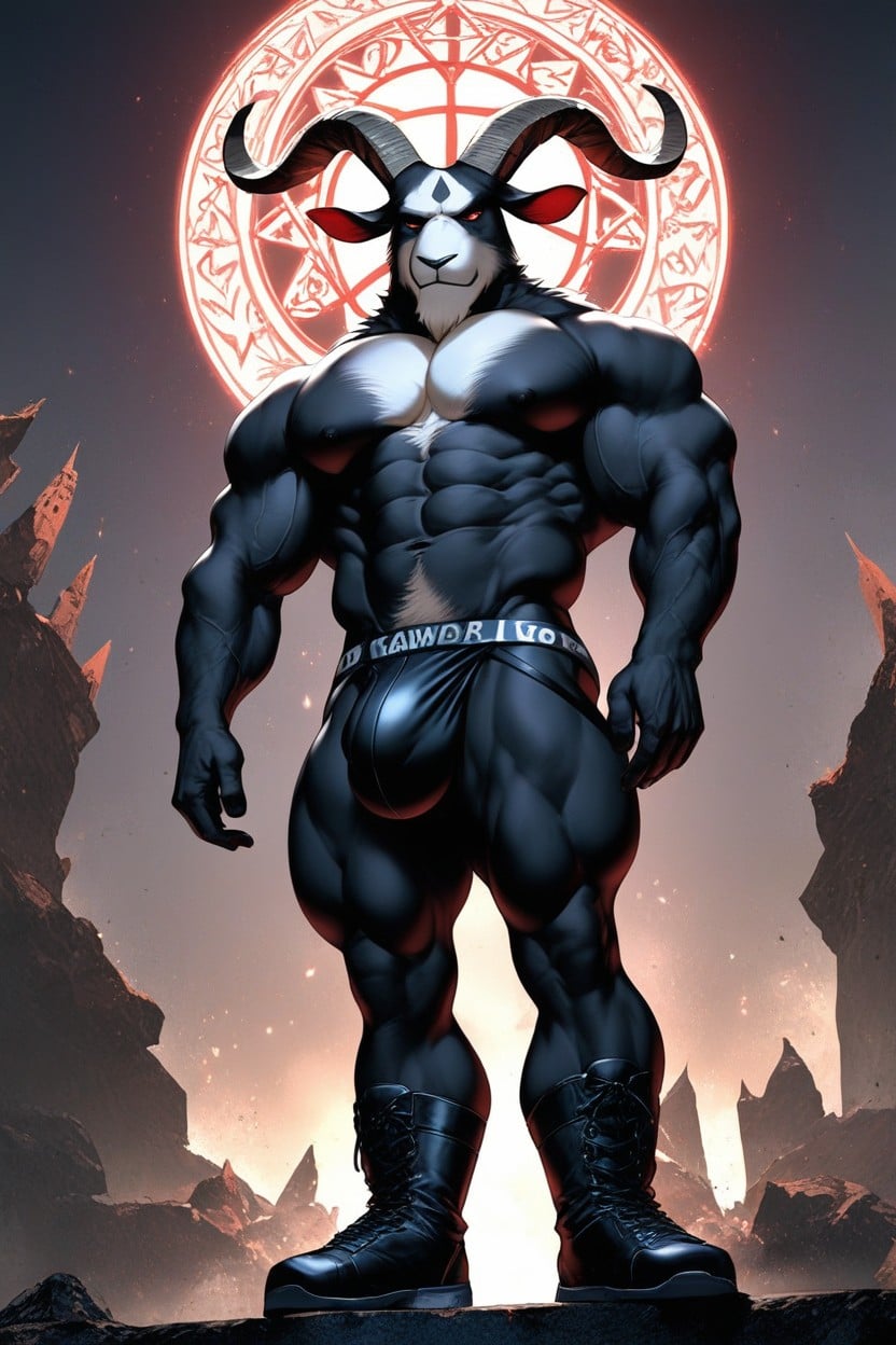 Rugged, Waist, Wide Shoulders AI Gay Porn