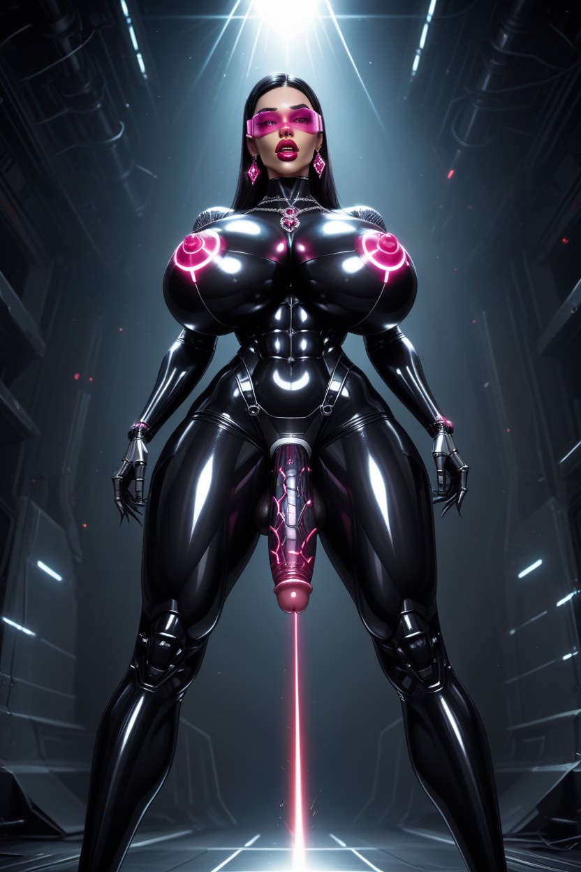 Nipples Shooting Lasers, Opened Mouth, 18+ AI Porn